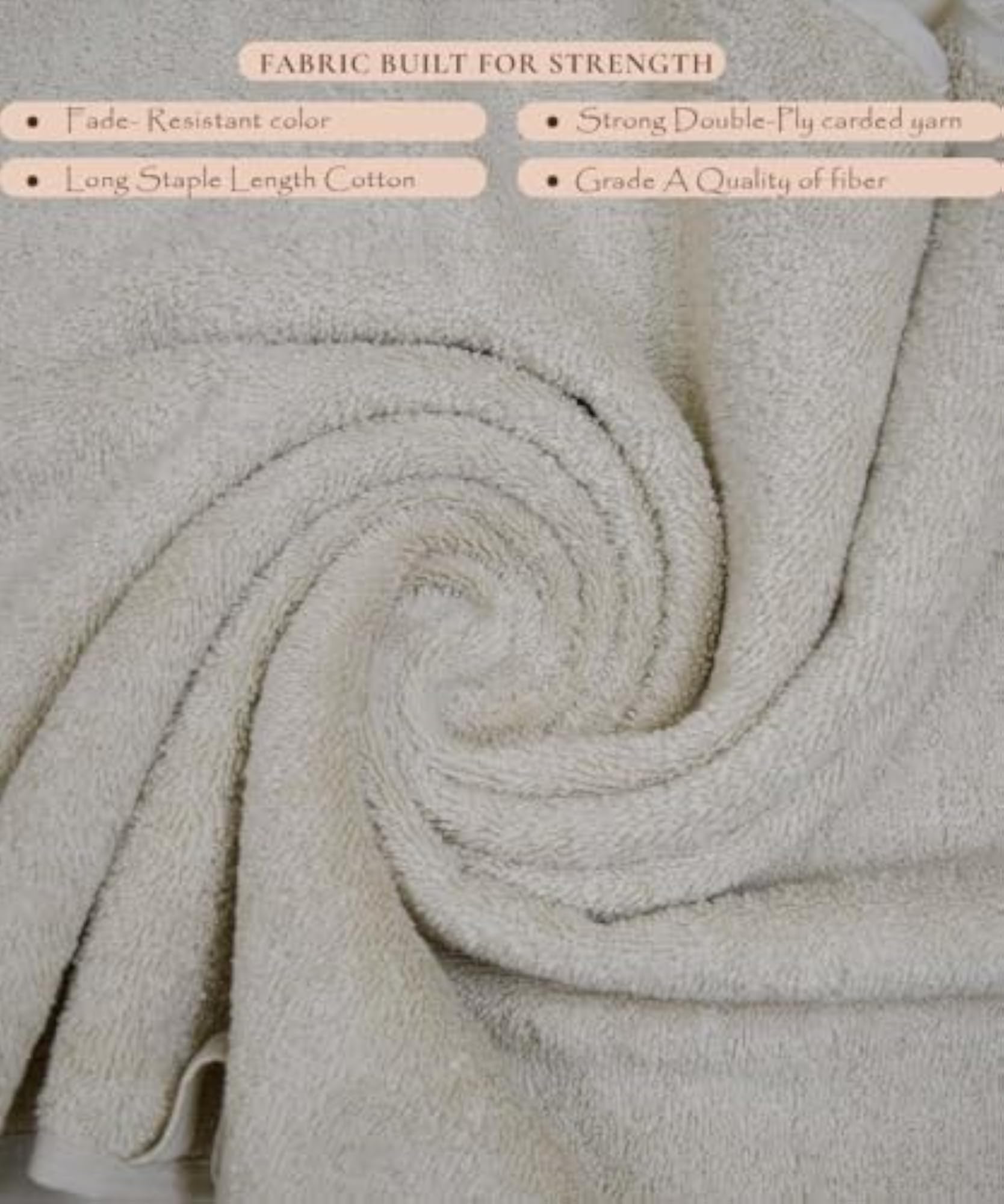Dual-Pack Earthly Egyptian Cotton Plush Bath Sheet